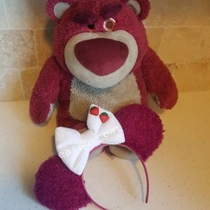 Lotso Strawberry furry ears
